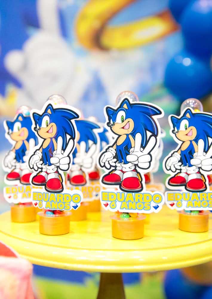 Elementos Festa Sonic para imprimir 1