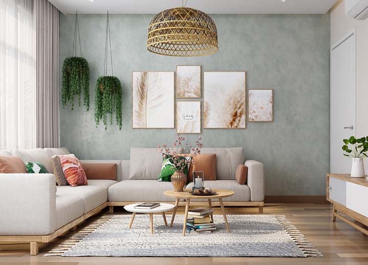 Estilo boho inspira decoração no primeiro apartamento de moradora - Casa e  Jardim